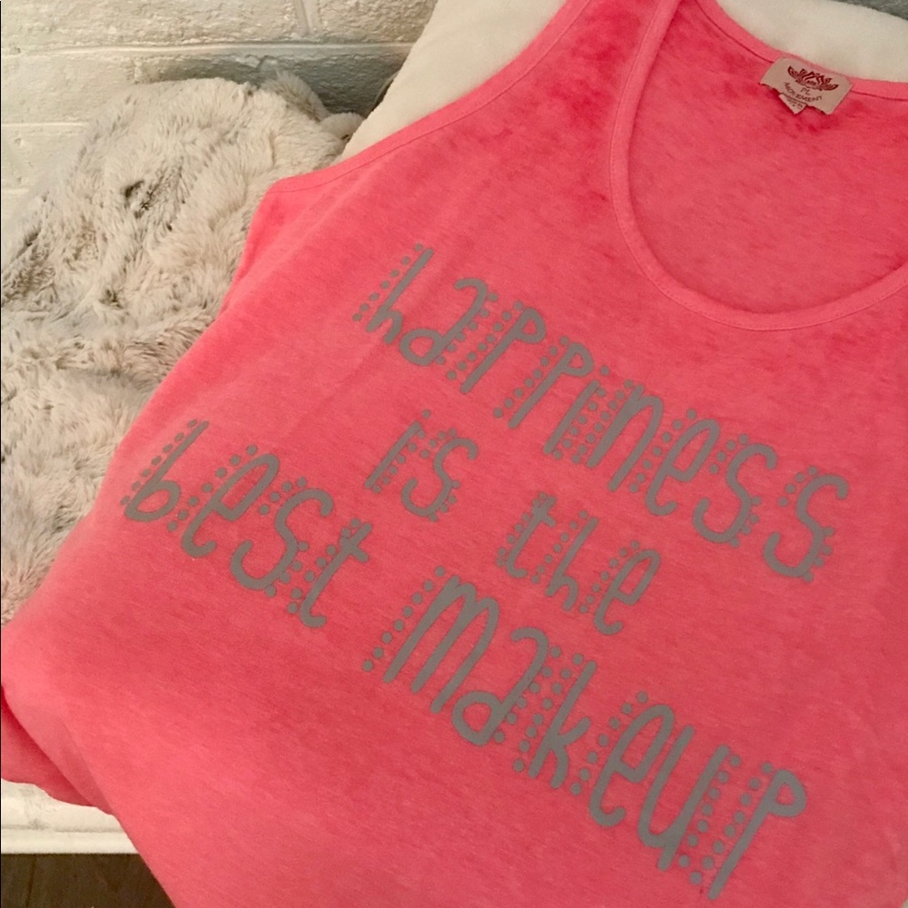 Pink Lotus workout tank